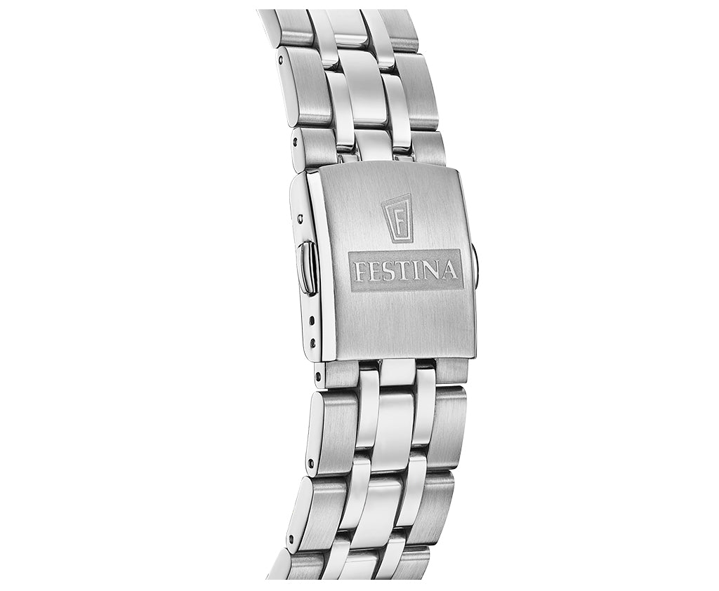 Festina Swiss Made Stainless Steel Analog Mens Watch I Model F20151/C Automatic Movement