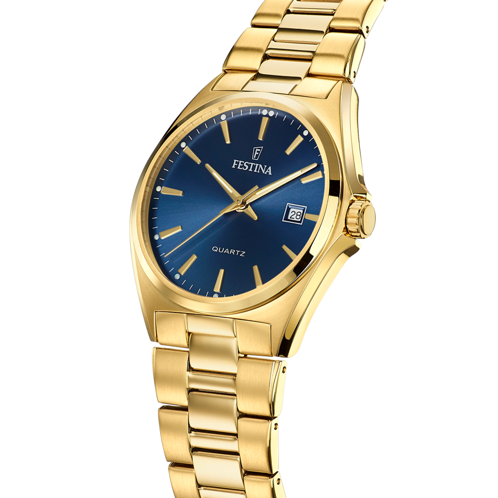 Festina Classics Stainless Steel Analog Mens Watch I Model F20555/4 Quartz Movement