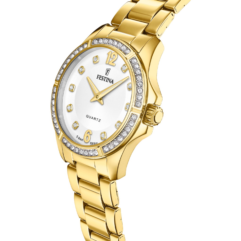 Festina Mademoiselle Stainless Steel Analog Ladies Watch I Model F20596/1 Quartz Movement