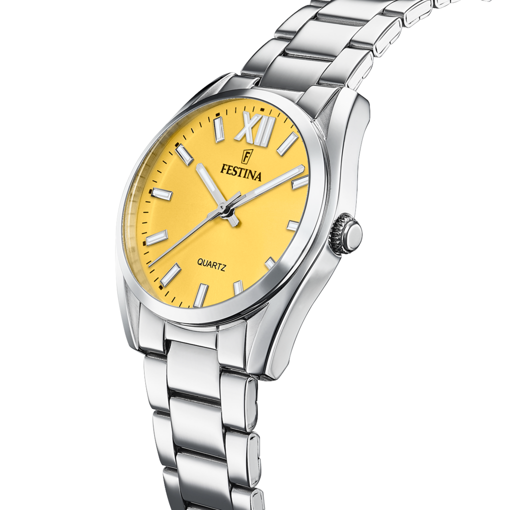 Festina Boyfriend Stainless Steel Analog Ladies Watch I Model F20622/G Quartz Movement