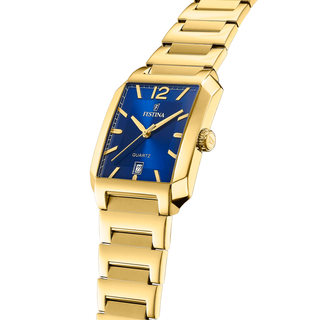 Festina On The Square Stainless Steel Analog Ladies Watch I Model F20680/3 Quartz Movement
