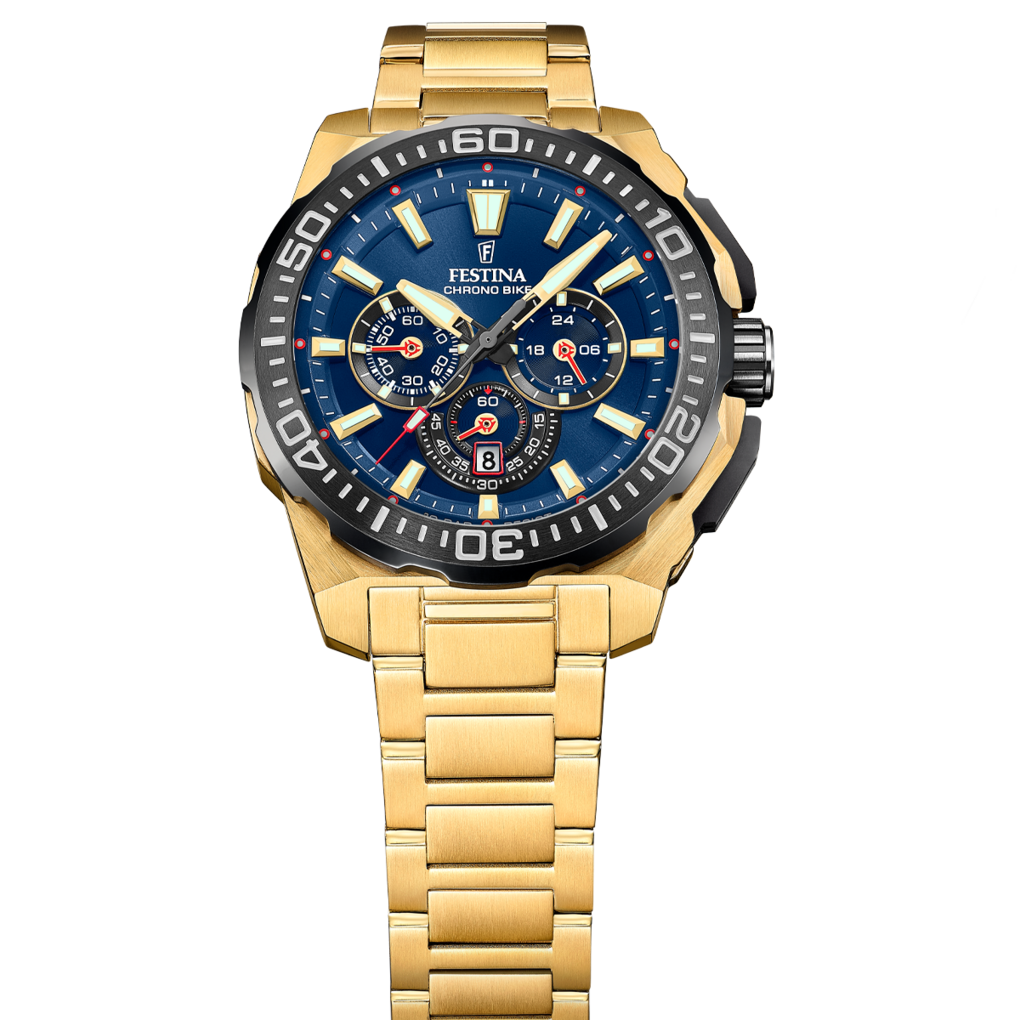 Festina Chrono Bike Stainless Steel Chronograph Mens Watch I Model F20727-1 Quartz Movement