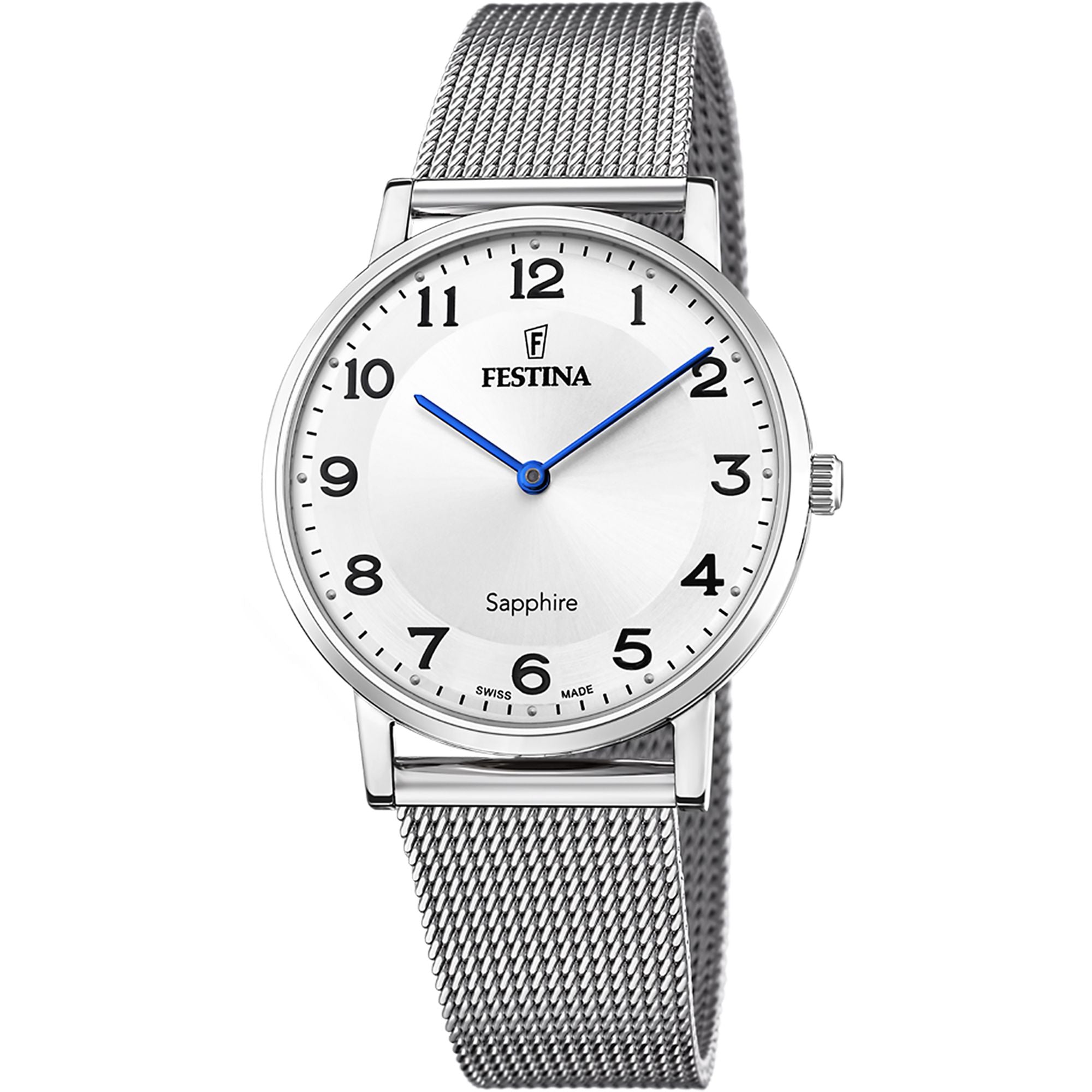 Festina Swiss Made Stainless Steel Analog Mens Watch I Model F20014/5 Quartz Movement