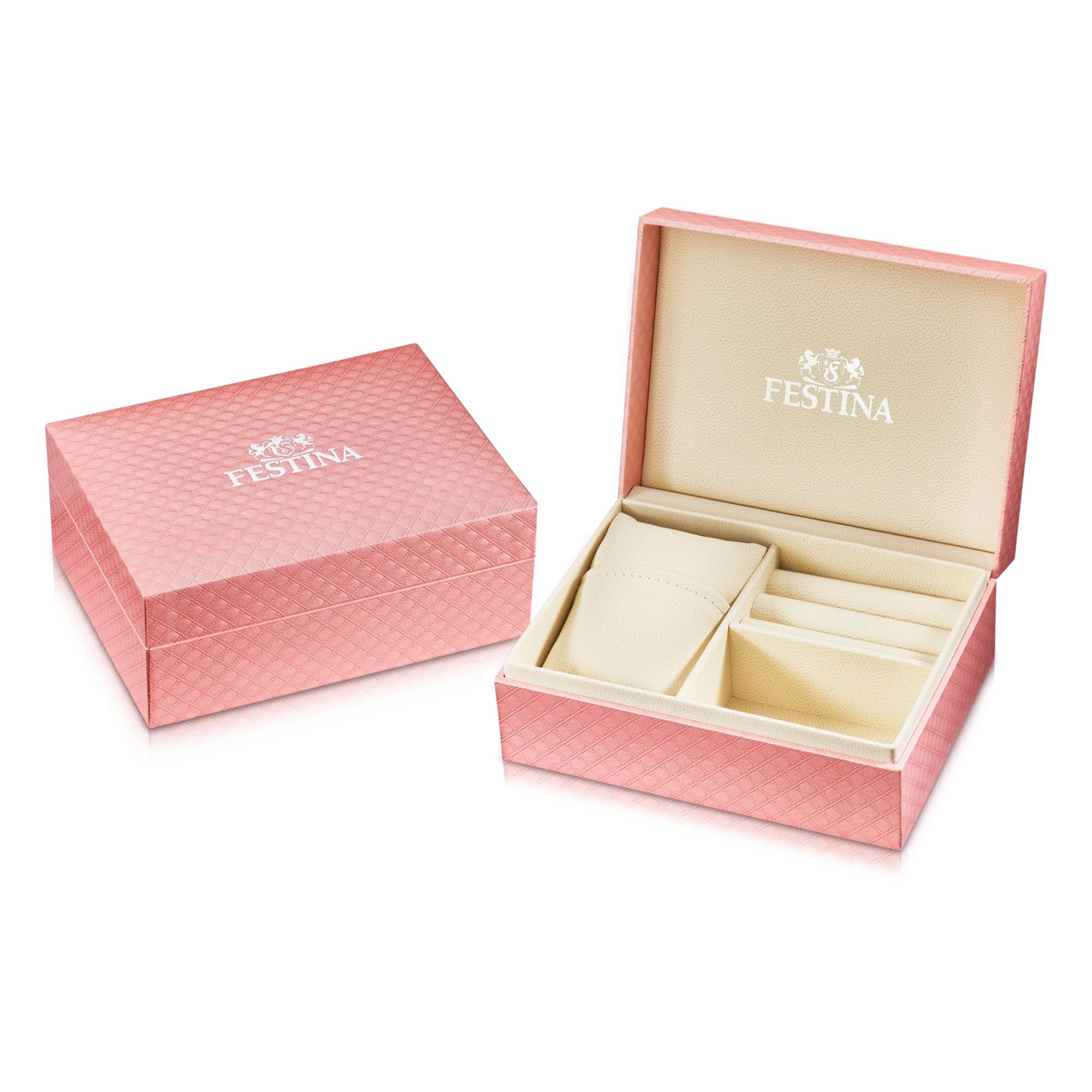 Festina Boyfriend Stainless Steel Analog Ladies Watch I Model F20503/5 Quartz Movement