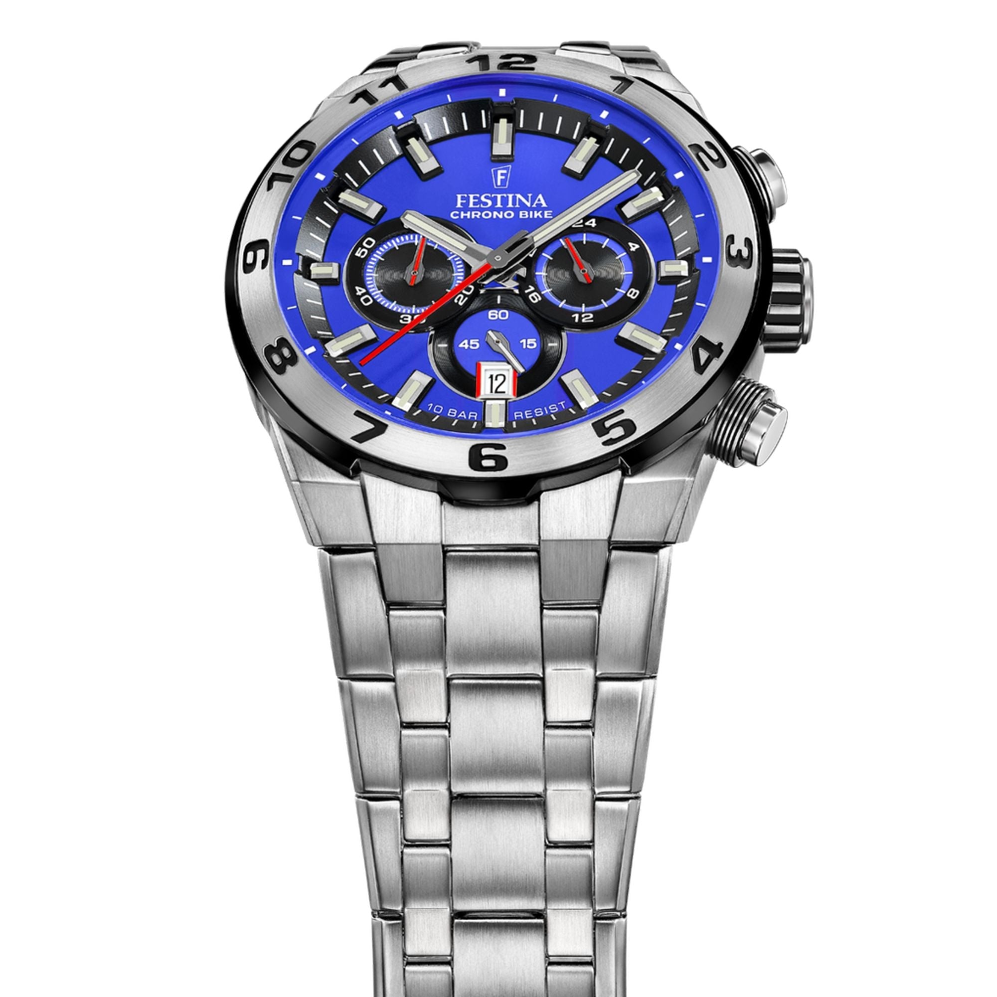 Festina Chrono Bike Stainless Steel Chronograph Mens Watch I Model F20670/3 Quartz Movement