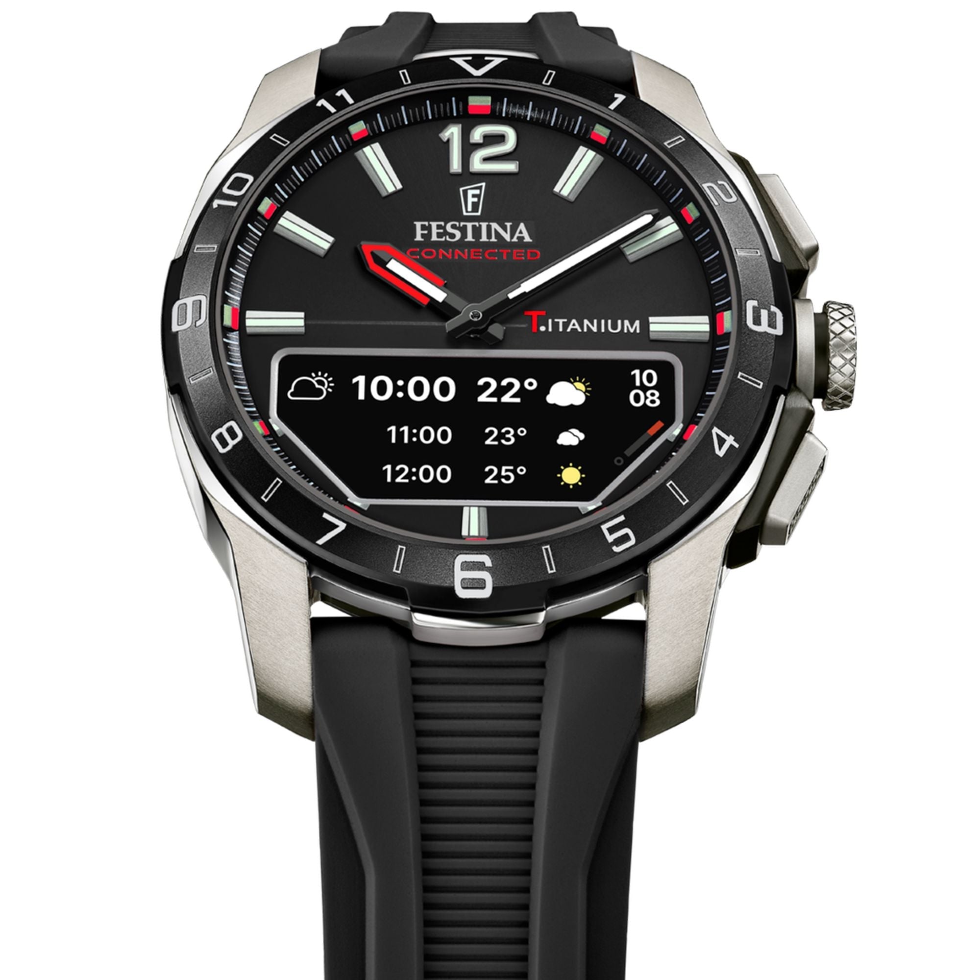 Festina Connected D Rubber Connected (Digital) Mens Watch I Model F23000/4 Digital Movement