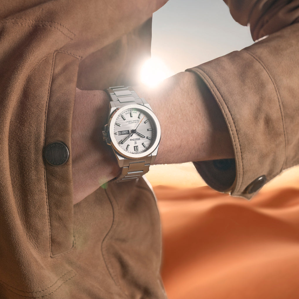 Festina Swiss Made Stainless Steel Analog Mens Watch I Model F20073-1 Quartz Movement