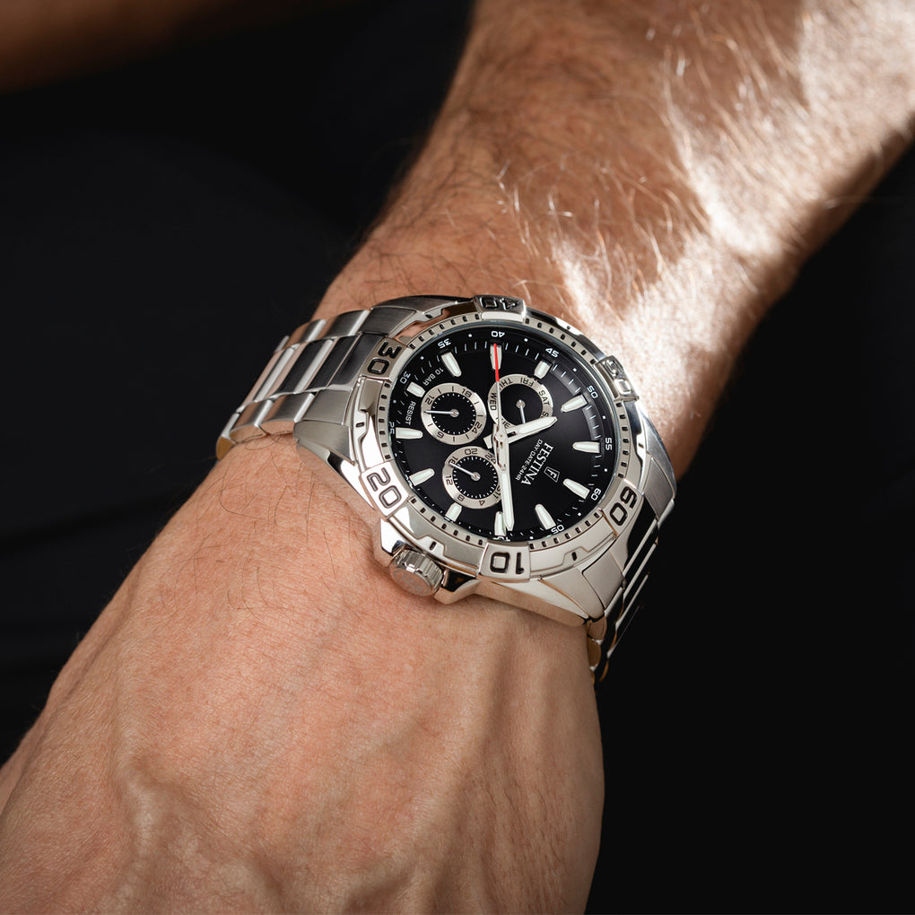 Festina Multifunction Stainless Steel Multifunción Mens Watch I Model F20623-4 Quartz Movement