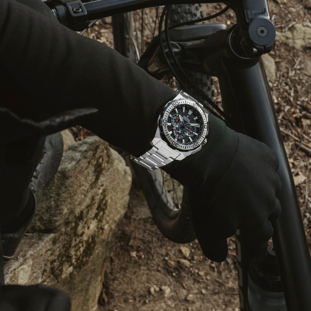 Festina Chrono Bike Stainless Steel Chronograph Mens Watch I Model F20724-7 Quartz Movement