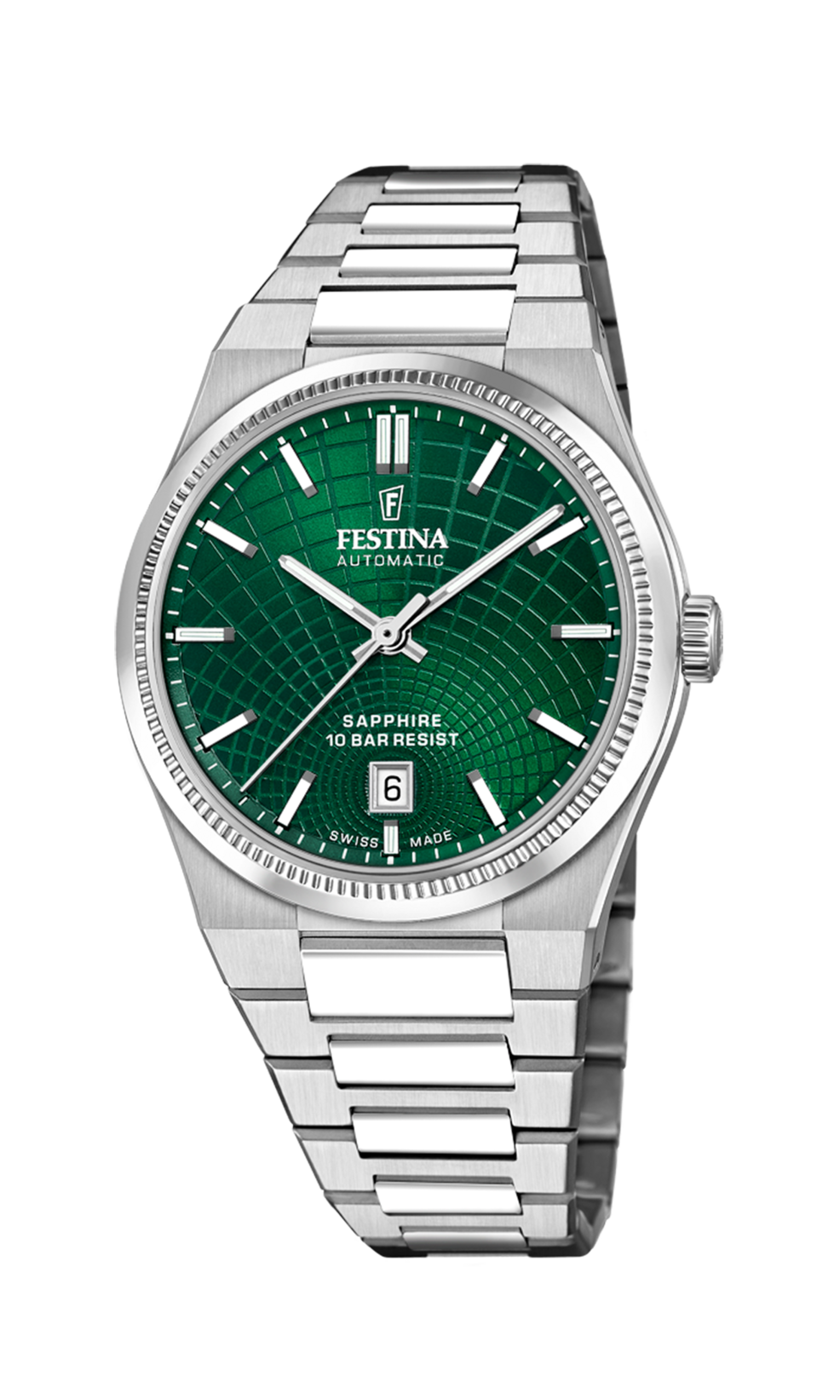 Festina Swiss Made Stainless Steel Analog Mens Watch I Model F20083-3 Automatic Movement