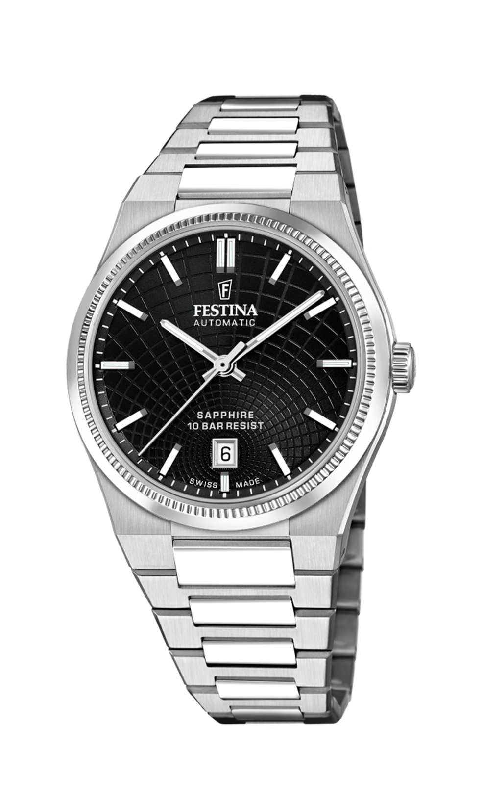 Festina Swiss Made Stainless Steel Analog Mens Watch I Model F20083-4 Automatic Movement