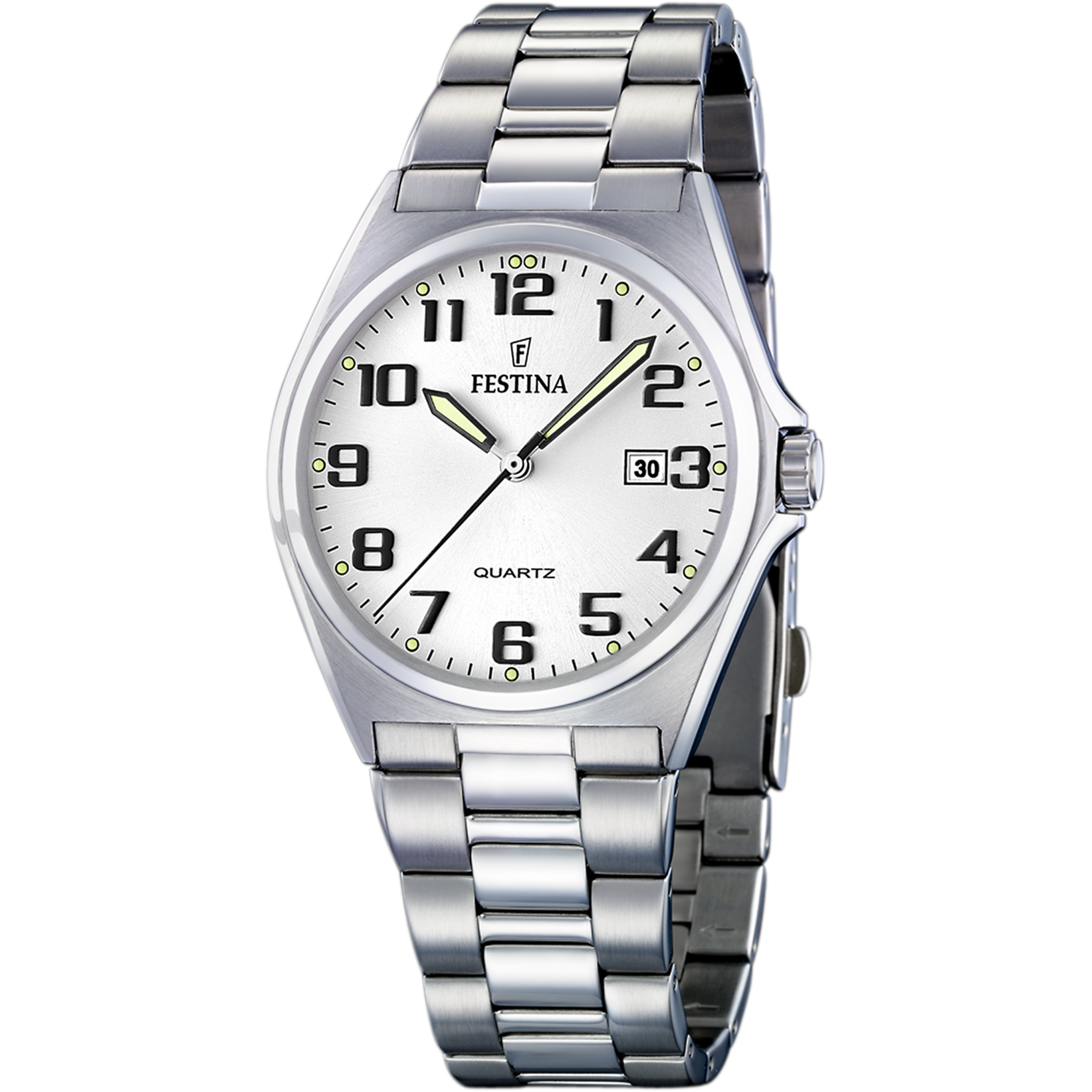 Festina Classics Stainless Steel Analog Mens Watch I Model F16374/9 Quartz Movement