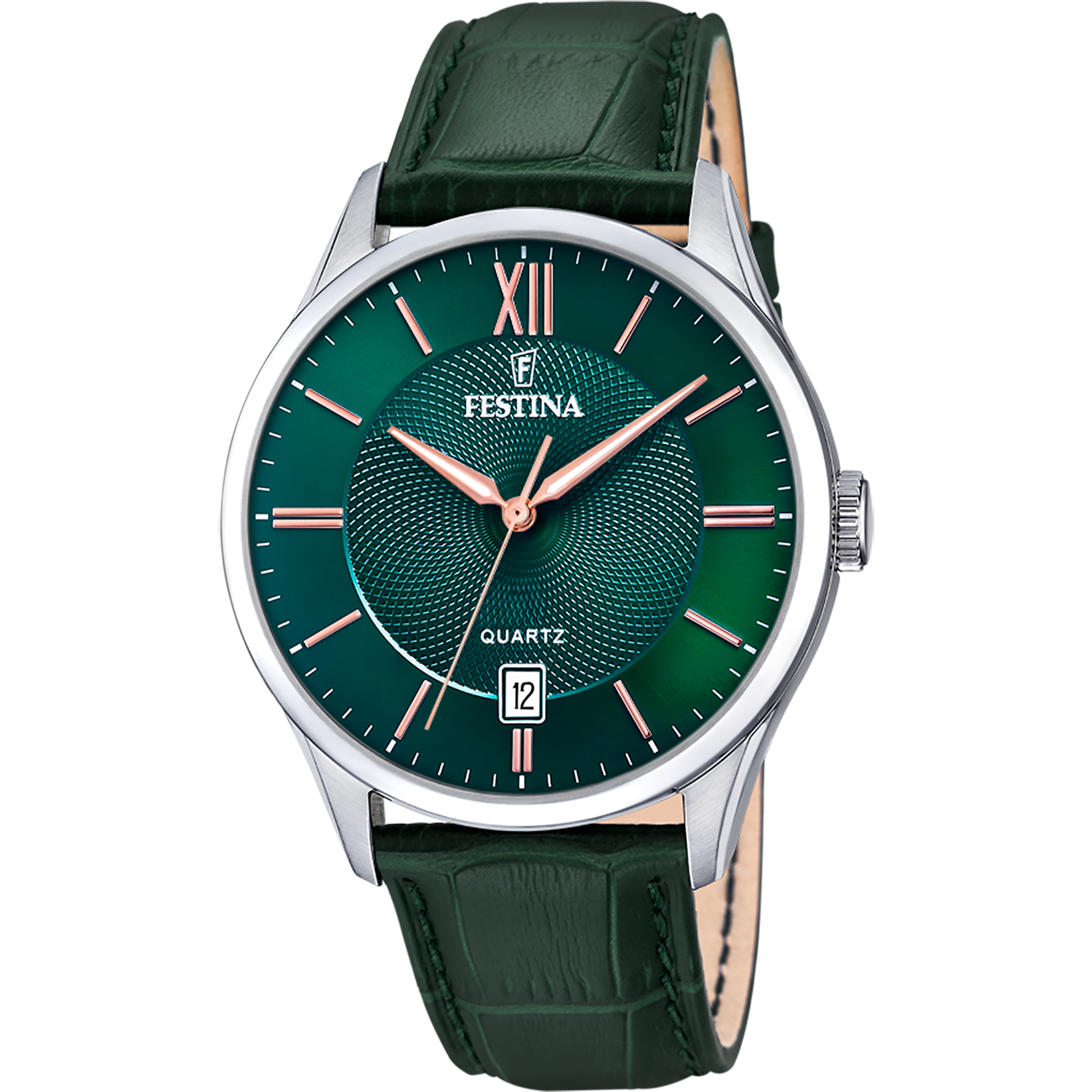 Festina Classics Leather Analog Mens Watch I Model F20426-7 Quartz Movement