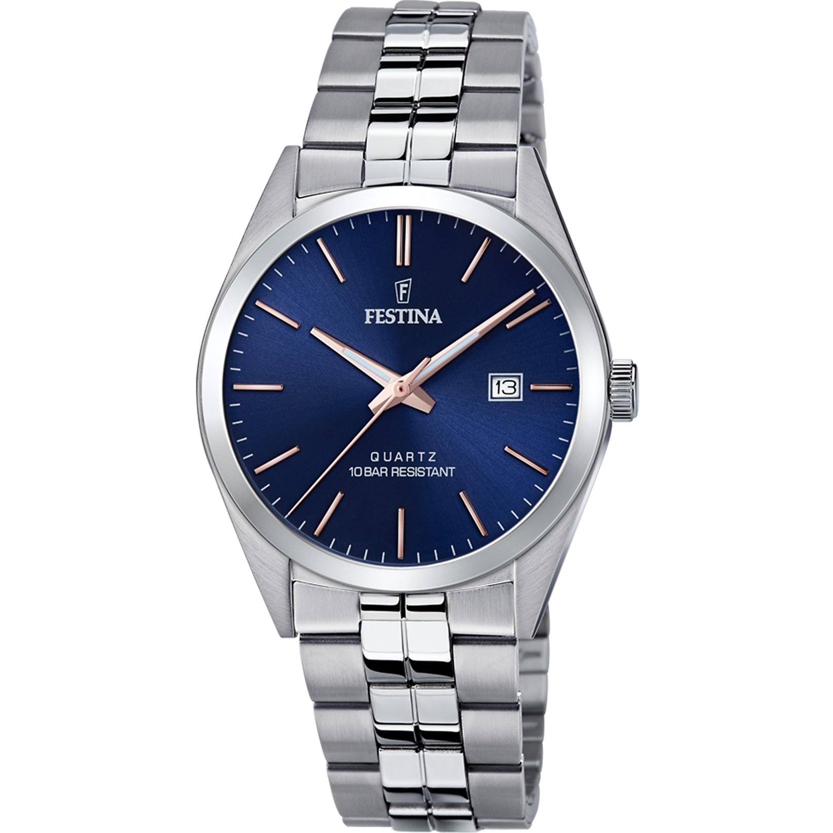 Festina Classics Stainless Steel Analog Mens Watch I Model F20437-B Quartz Movement