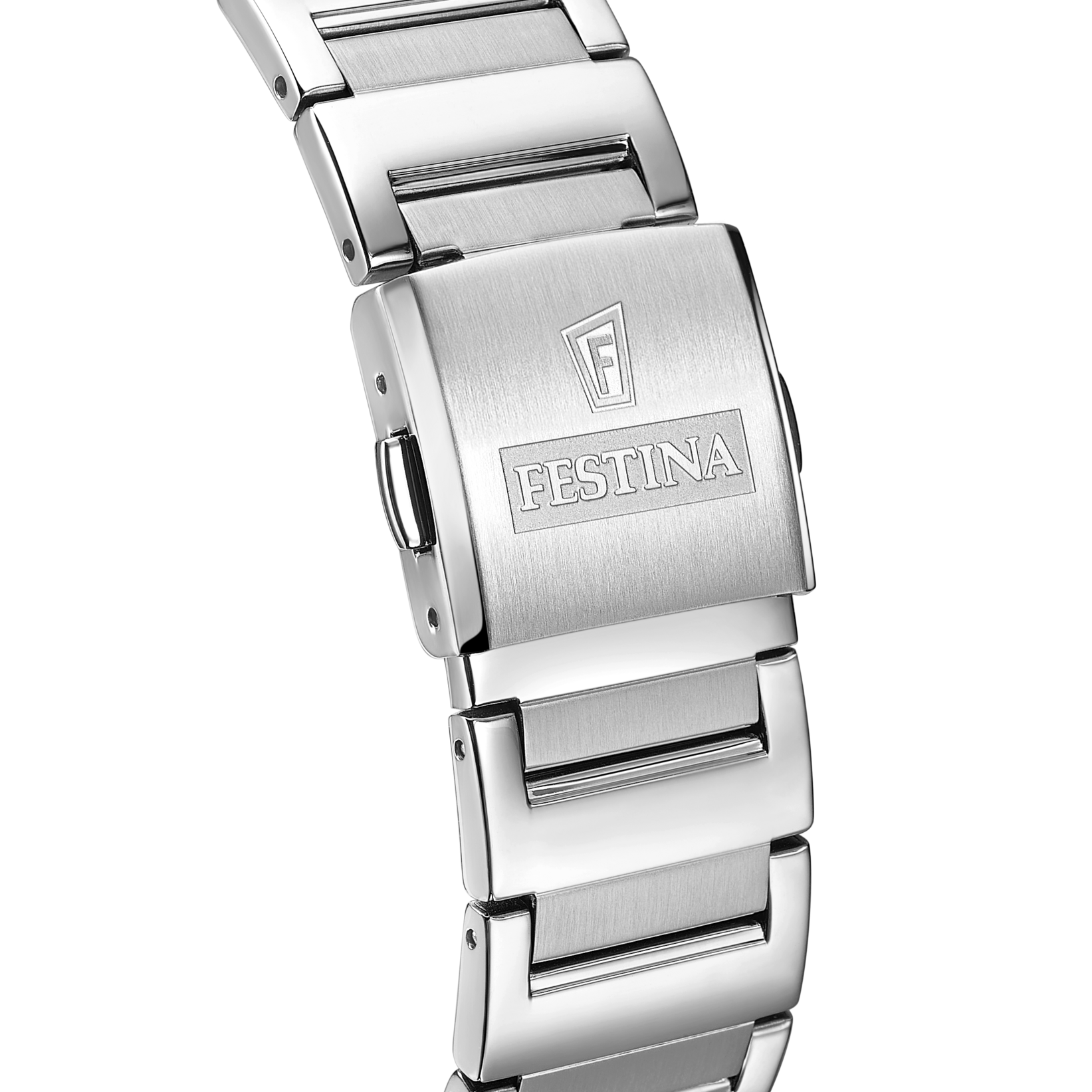 Festina On The Square Stainless Steel Analog Mens Watch I Model F20677-5 Quartz Movement