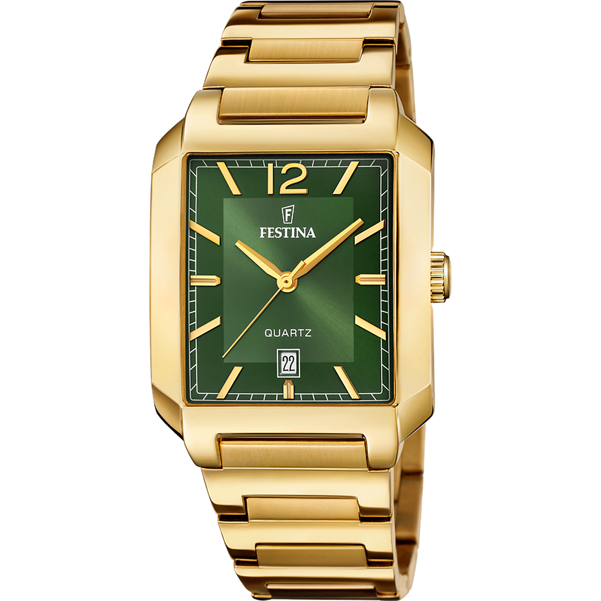 Festina On The Square Stainless Steel Analog Mens Watch I 