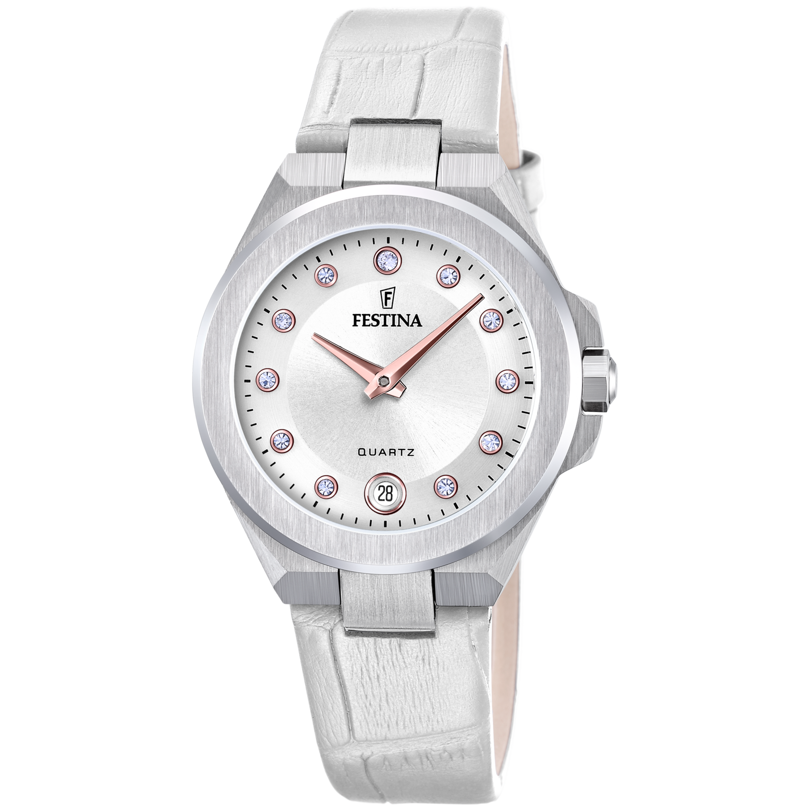 Festina Mademoiselle Leather Analog Ladies Watch I Model F20701-1 Quartz Movement