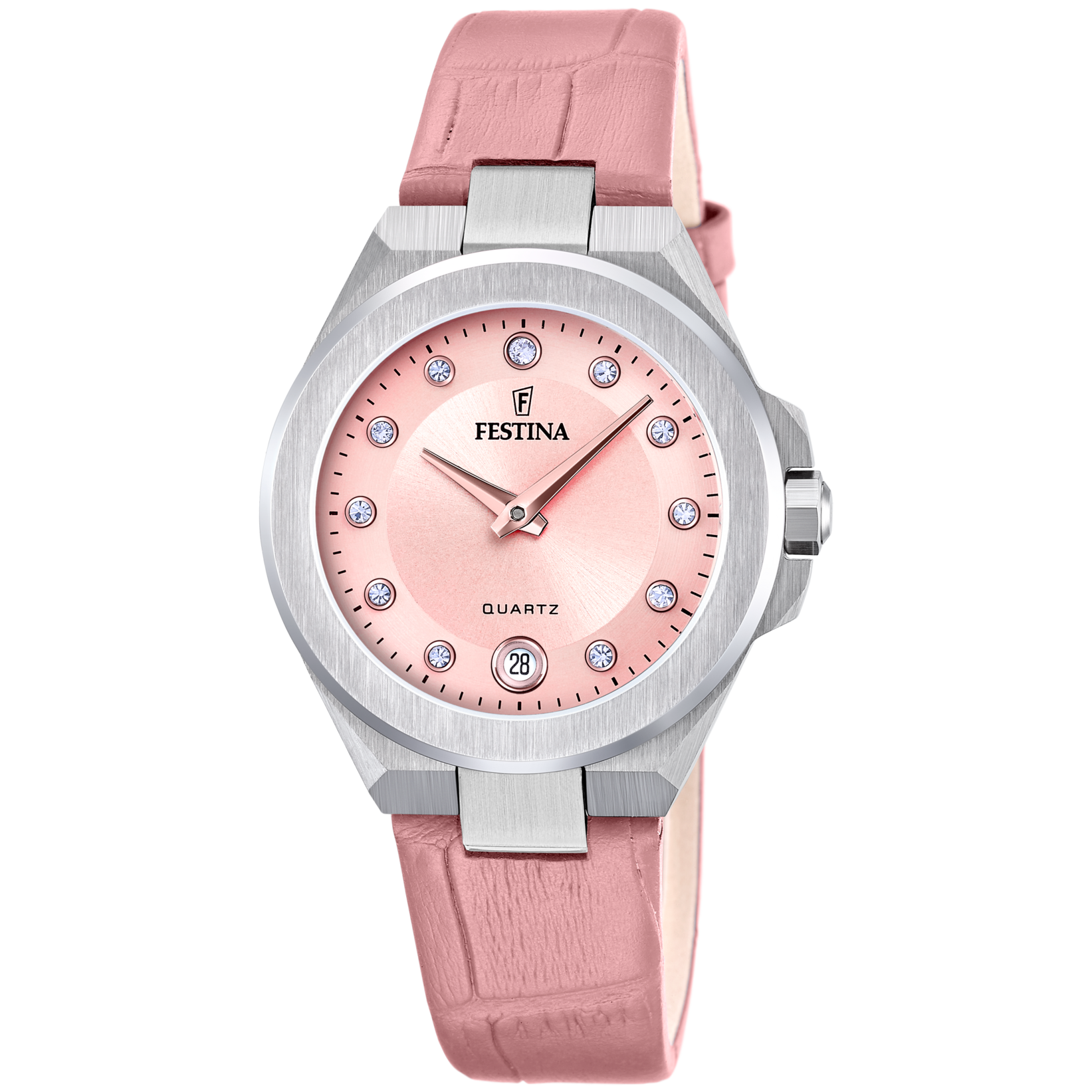 Festina Mademoiselle Leather Analog Ladies Watch I Model F20701-2 Quartz Movement
