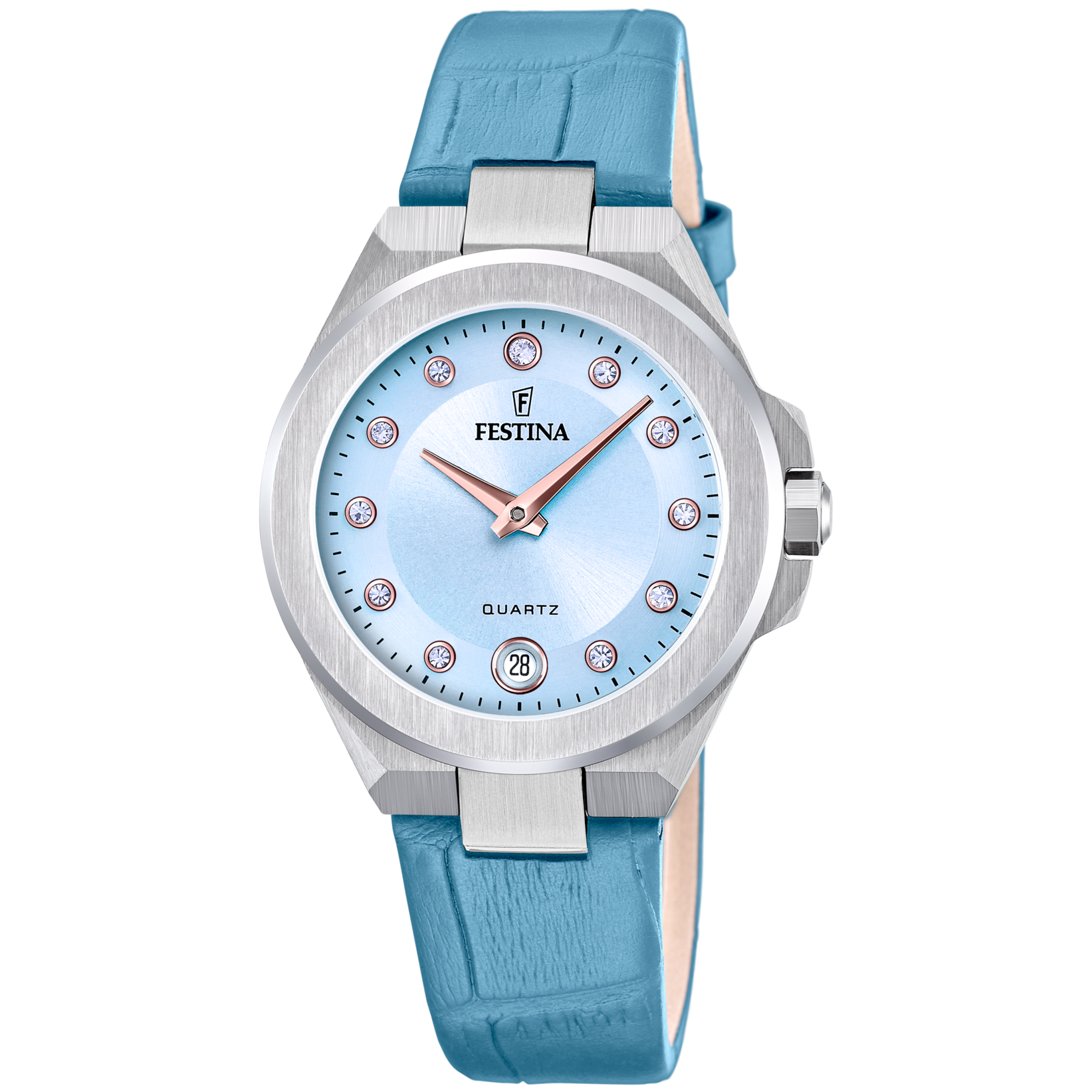 Festina Mademoiselle Leather Analog Ladies Watch I Model F20701-3 Quartz Movement