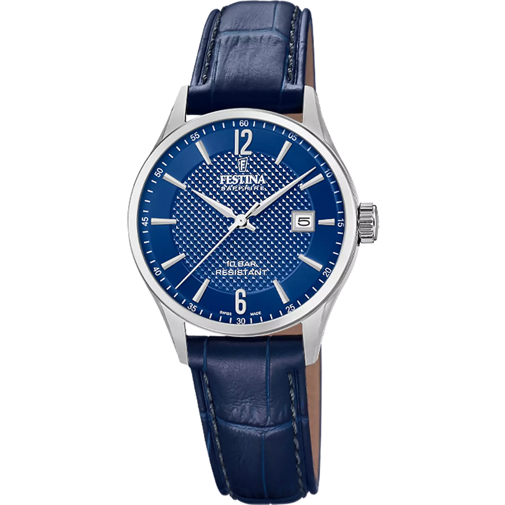 Festina Swiss Made Leather Analog Ladies Watch I Model F20009/8 Quartz Movement