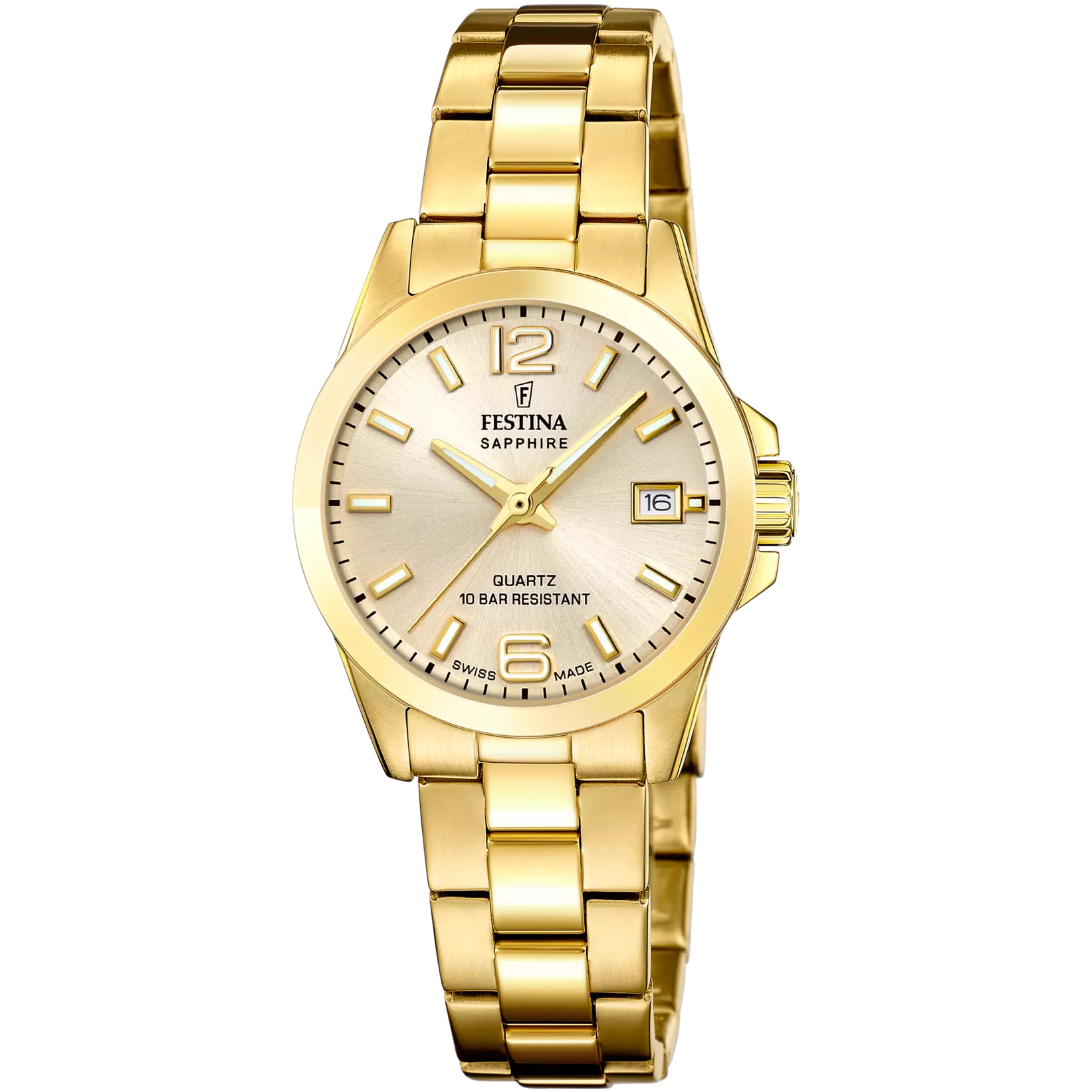 Festina Swiss Made Stainless Steel Analog Ladies Watch I Model F20050/2 Quartz Movement