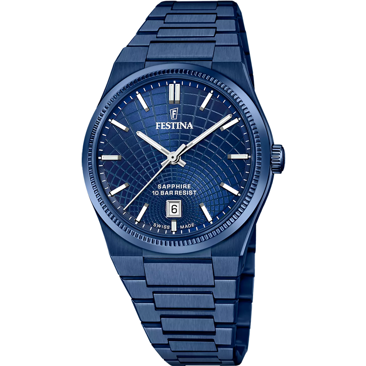Festina 直接受け渡し Festina Swiss Made Rive Stainless Steel Analog Mens Watch I Model F200