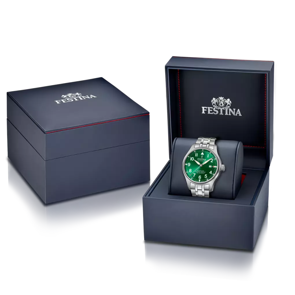 Festina Swiss Made Stainless Steel Analog Mens Watch I Model F20151/B Automatic Movement