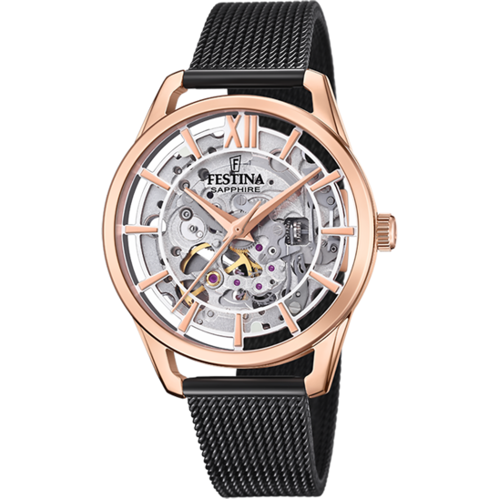 Festina Automatic Stainless Steel Analog Ladies Watch I Model F20628/2 Automatic Movement