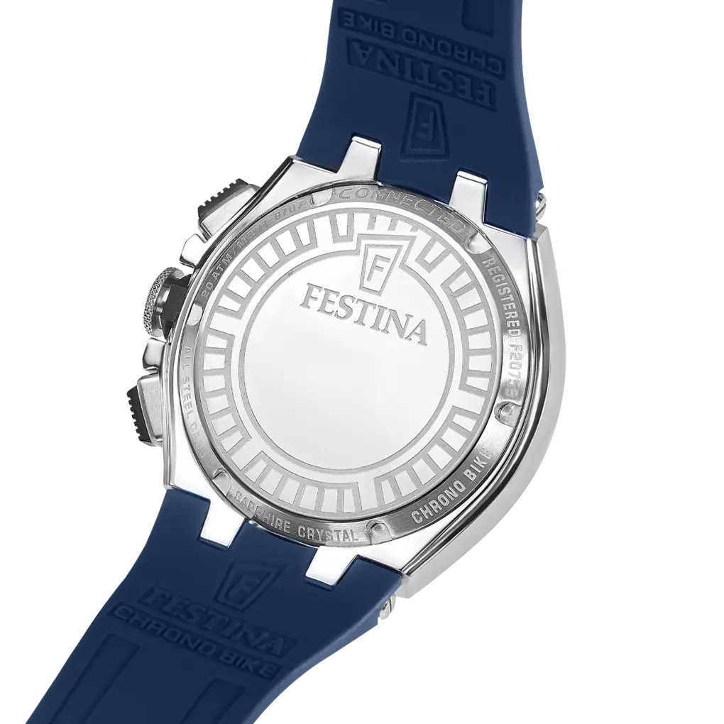 Festina Chrono Bike Rubber Chronograph Mens Watch I Model F20755-1 Quartz Movement