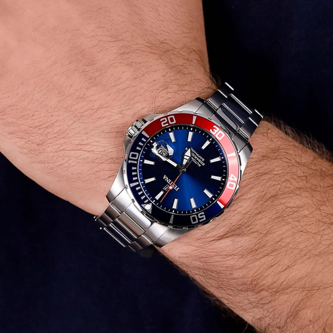 Automatic F20531-5 | Water Resistance 200m/660ft - Strap Material Stainless Steel - Size 44 mm / Free shipping, 2 years warranty & 30 Days Return | Festina Watches USA