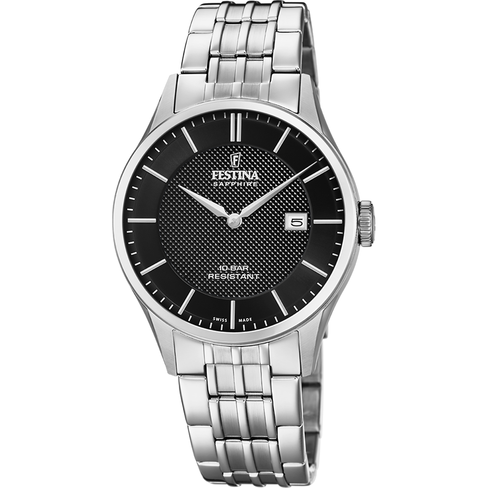 Festina Swiss Made F20005-4 - Analog - Strap Material Stainless Steel I Festina Watches USA