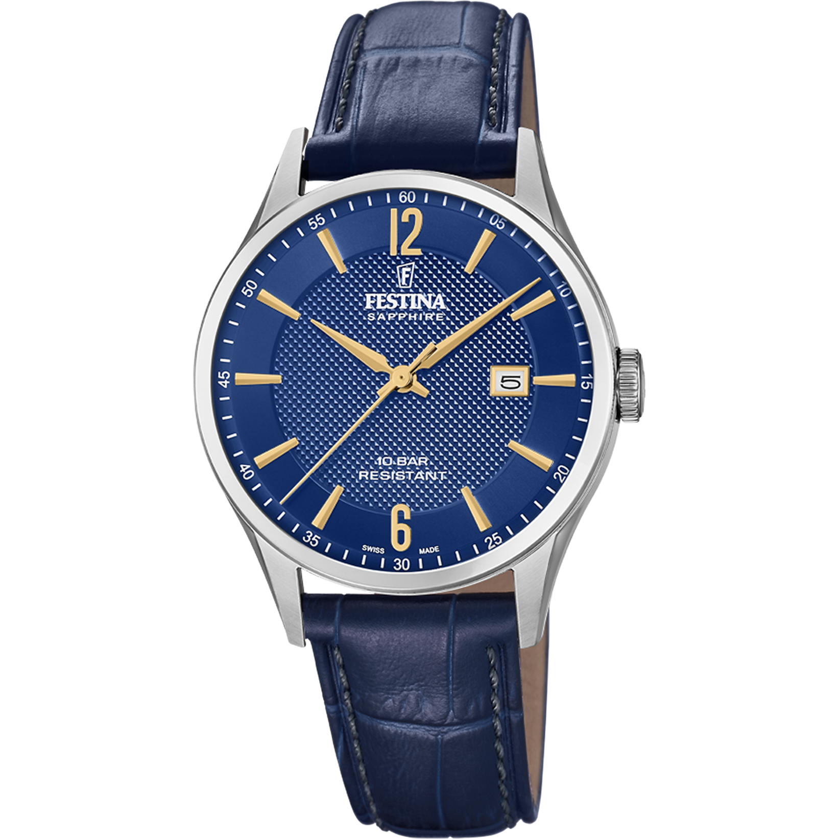 Festina Swiss Made F20007-3 - Analog - Strap Material Leather I Festina Watches USA