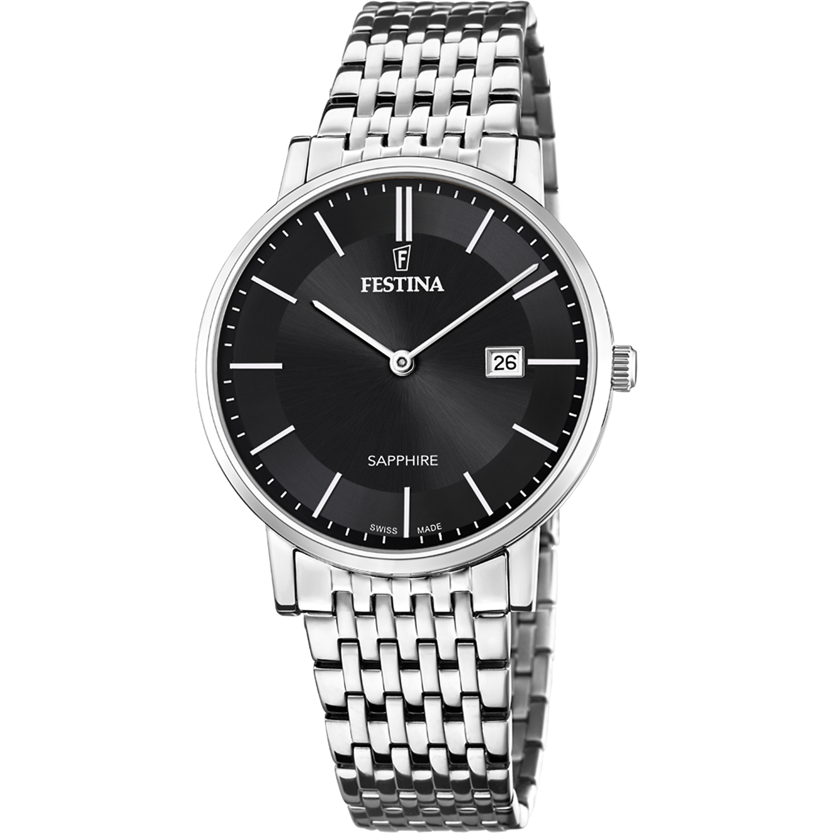 Festina Swiss Made F20018-3 - Analog - Strap Material Stainless Steel I Festina Watches USA