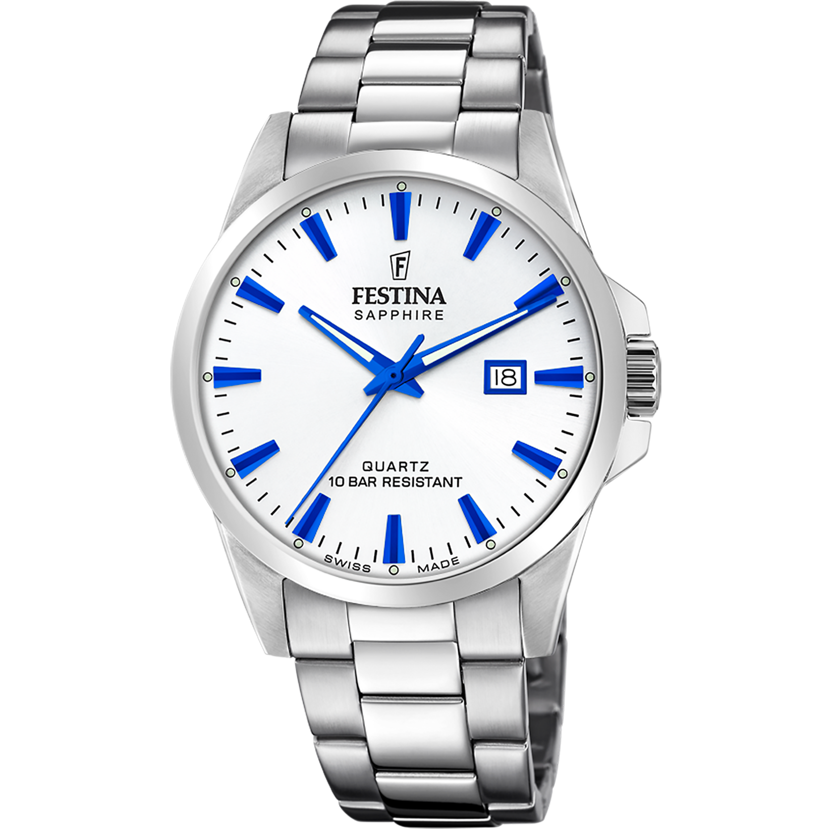 Festina Swiss Made F20024-5 - Analog - Strap Material Stainless Steel I Festina Watches USA