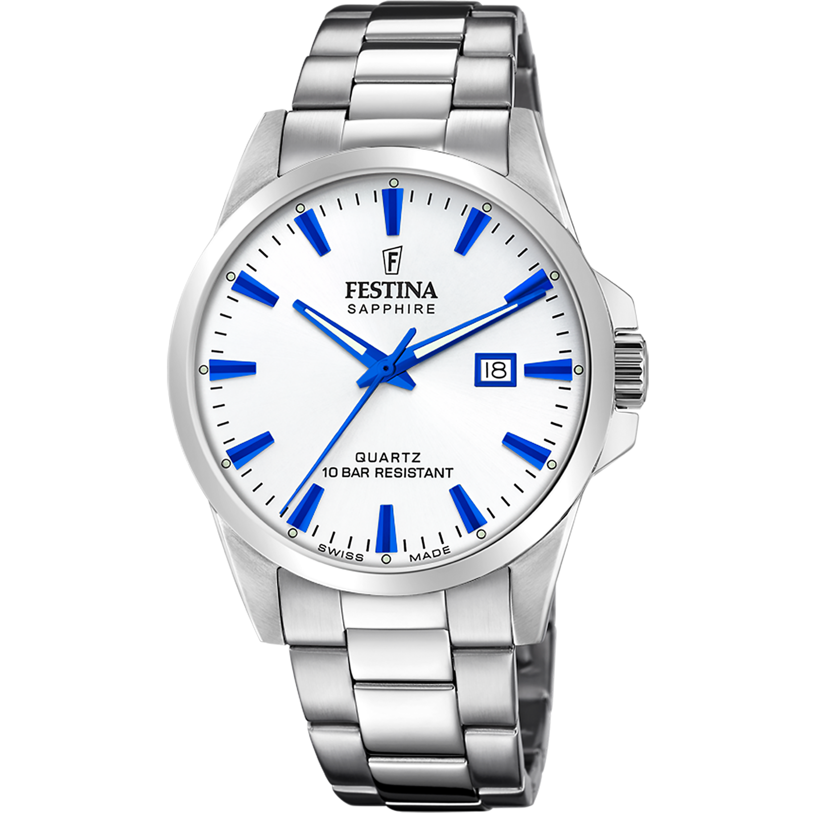 Festina F20024/5 Swiss Made Mens Watch 41 mm case