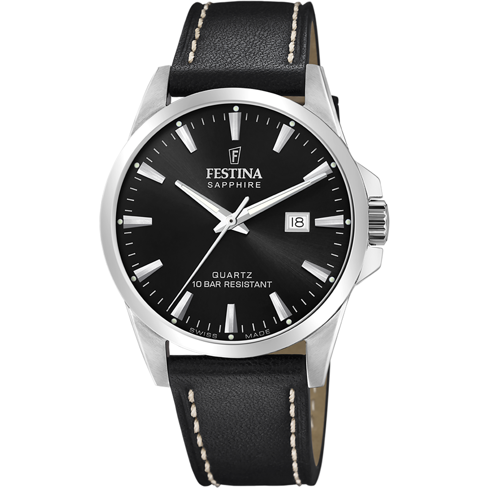 Festina F20025/4 Swiss Made Mens Watch 41 mm case