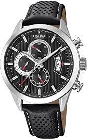 Festina Chrono Sport F20271-6 - Chronograph - Strap Material Leather I Festina Watches USA
