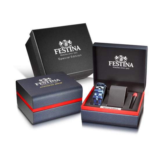 Festina Chrono Bike Stainless Steel Chronograph Mens Watch I Model F20643/1 Quartz Movement