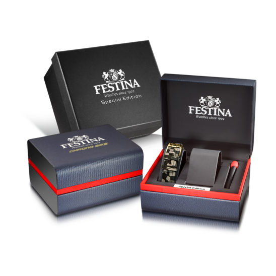 Festina Chrono Bike Stainless Steel Chronograph Mens Watch I Model F20644/1 Quartz Movement