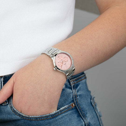 Festina Boyfriend Stainless Steel Multifunction Ladies Watch I Model F16716/3 Quartz Movement