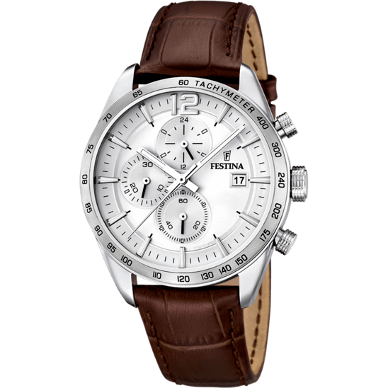 Festina Timeless Chronograph F16760-1 - Chronograph - Strap Material Leather I Festina Watches USA