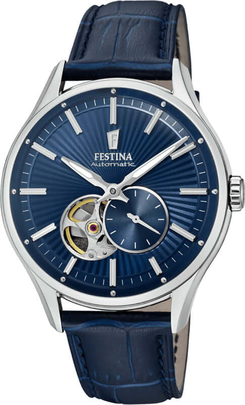 Festina Automatic F16975-2 - Analog - Strap Material Leather I Festina Watches USA