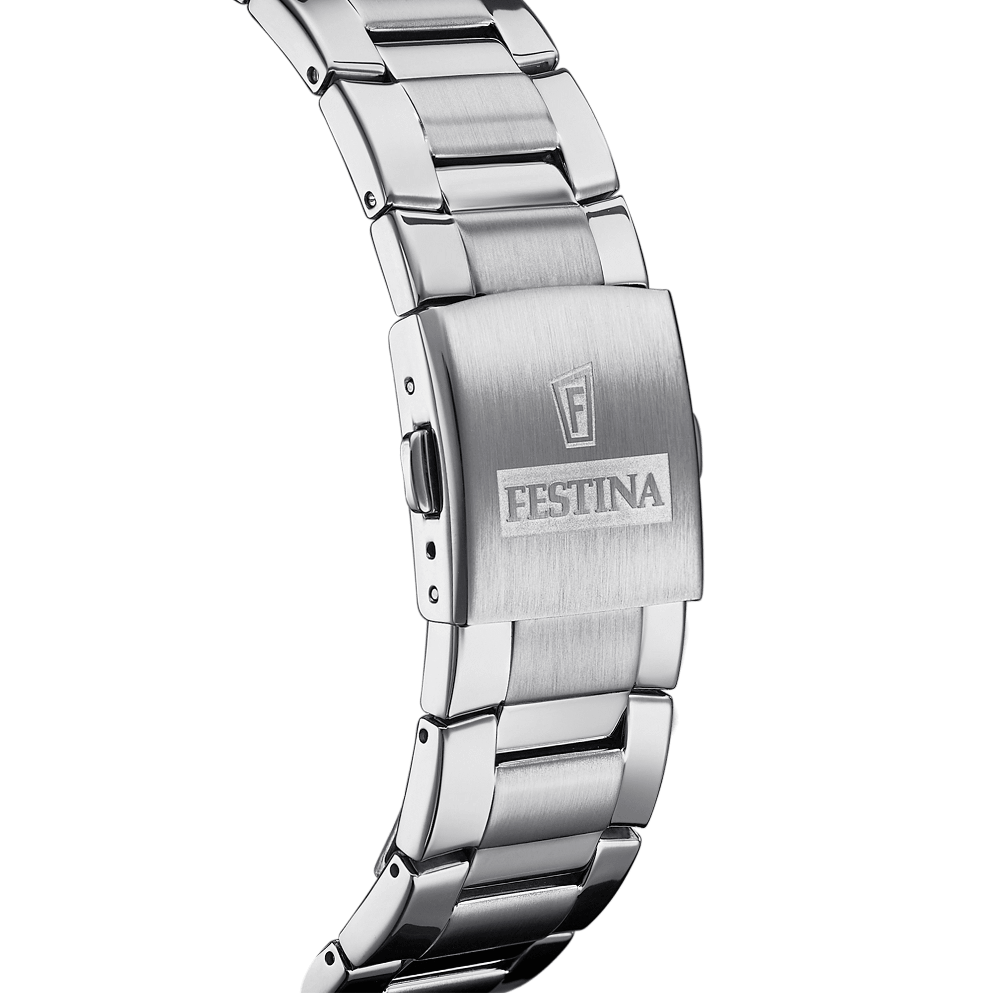 Chrono Sport F20463-3 | Water Resistance 100m/330ft - Strap Material Stainless Steel - Size 46 mm / Free shipping, 2 years warranty & 30 Days Return | Festina Watches USA