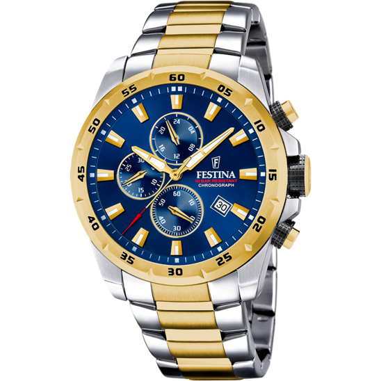 Festina Chrono Sport F20562-2 - Chronograph - Strap Material Stainless Steel I Festina Watches USA