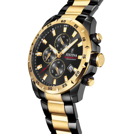 Festina Chrono Sport Stainless Steel Chronograph Mens Watch I Model F20563/1 Quartz Movement