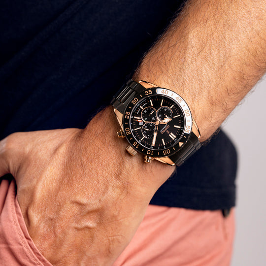 Festina Ceramic Chronograph Mens Watch I Model F20578/1 Quartz Movement