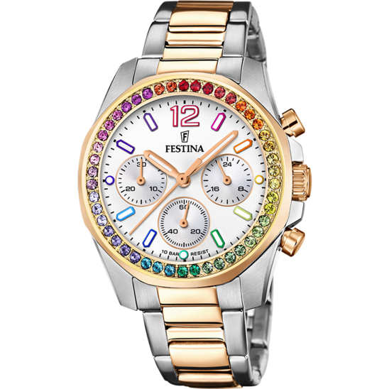 Festina Boyfriend F20608-2 - Chronograph - Strap Material Stainless Steel I Festina Watches USA
