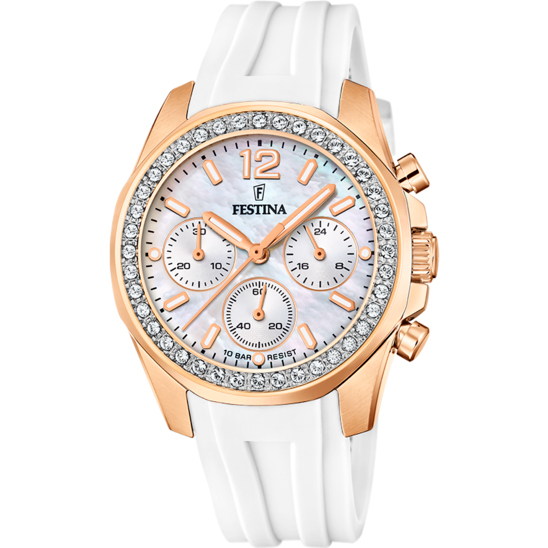 Festina Rainbow F20611-1 - Chronograph - Strap Material Rubber I Festina Watches USA