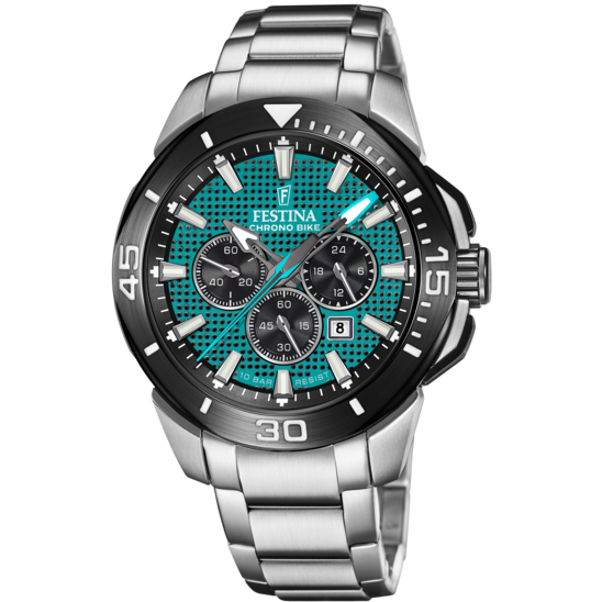 Festina Chrono Bike 2021 F20641-3 - Chronograph - Strap Material Stainless Steel I Festina Watches USA