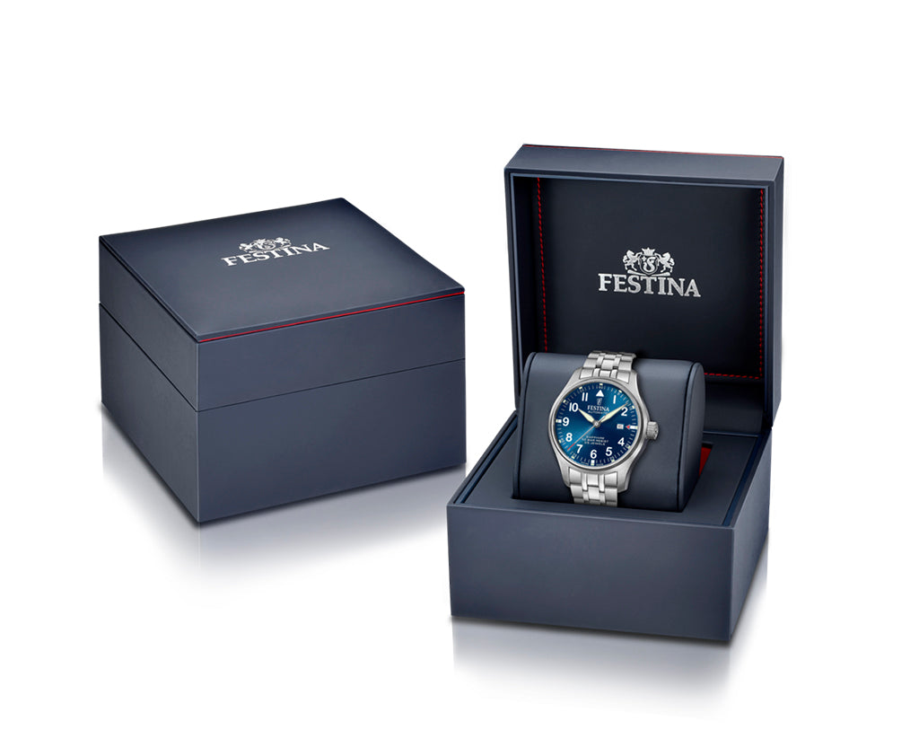 Festina Swiss Made Stainless Steel Analog Mens Watch I Model F20151/C Automatic Movement